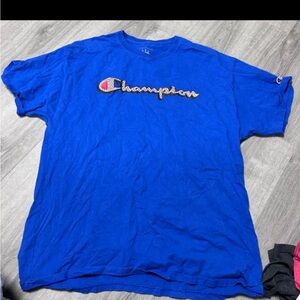 Champion Men's Blue T-Shirt